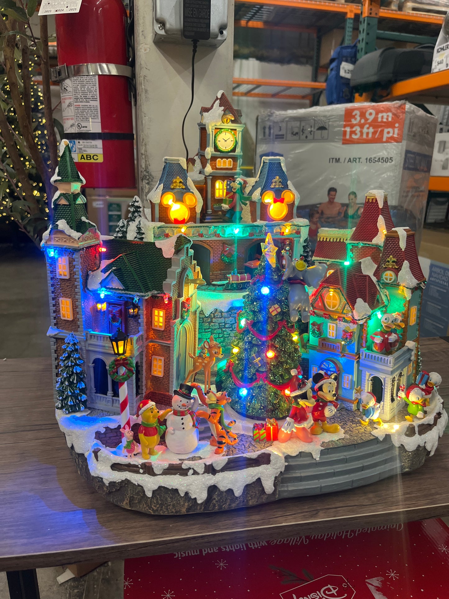 Disney Animated Holiday Village with lights and music
