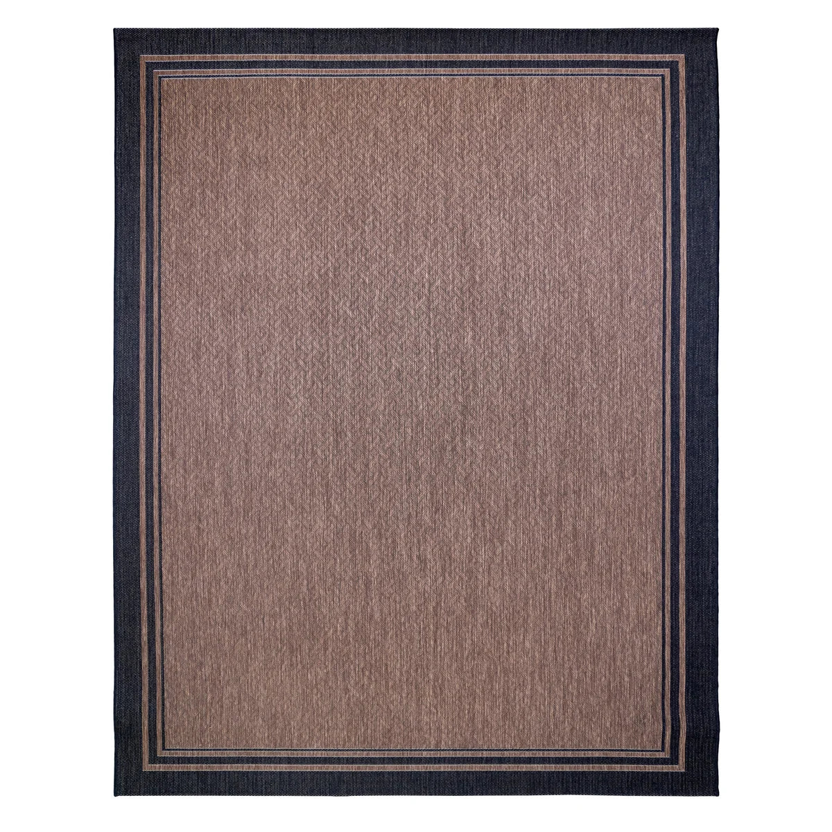NEW - Naples 8X10 Indoor/Outdoor Area Rug, Ace Border - Retail $149