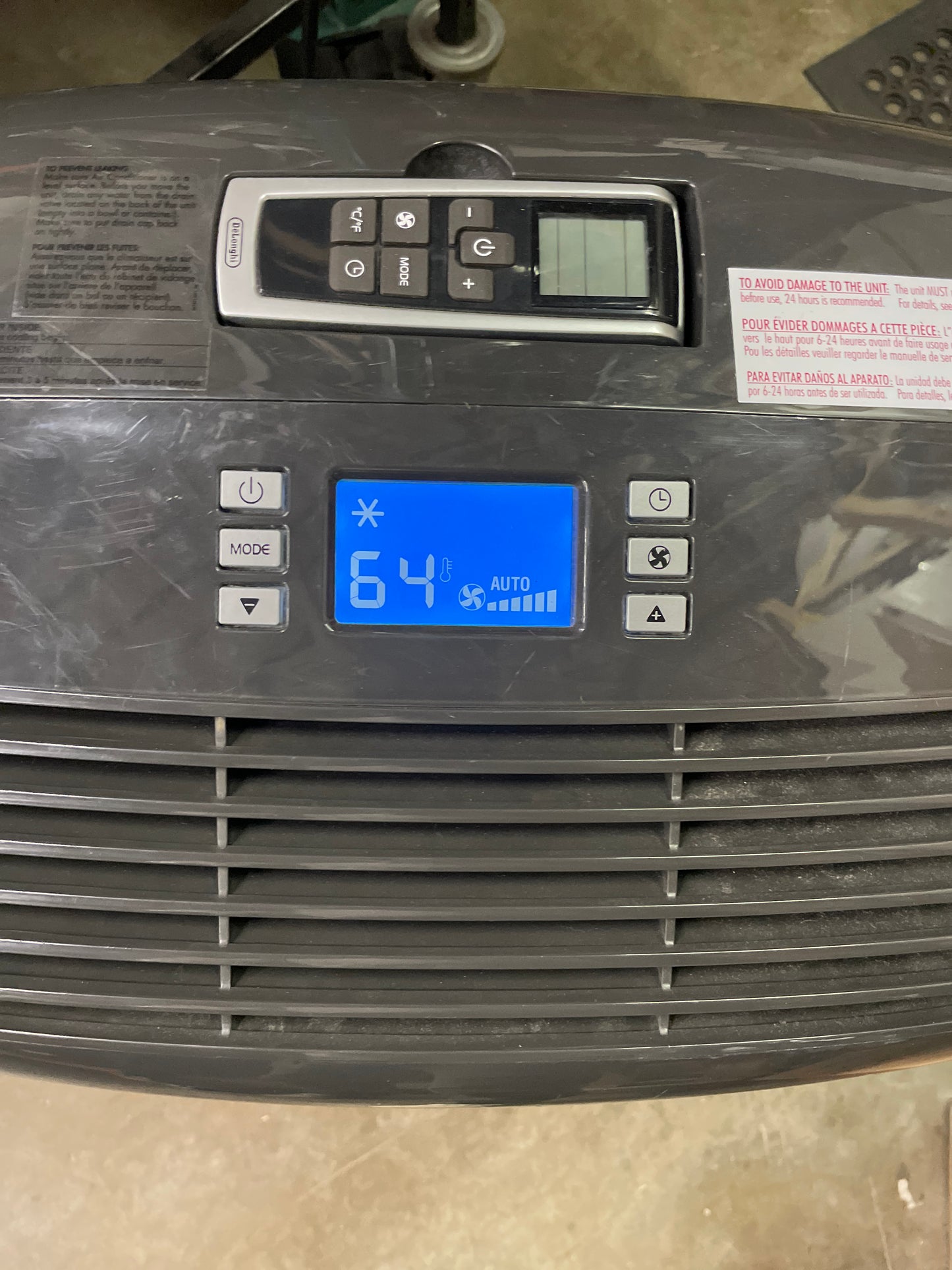 Costco Delonghi Pacan 12.5K BTU Portable AC Model# 125HPEKC - Retail $399