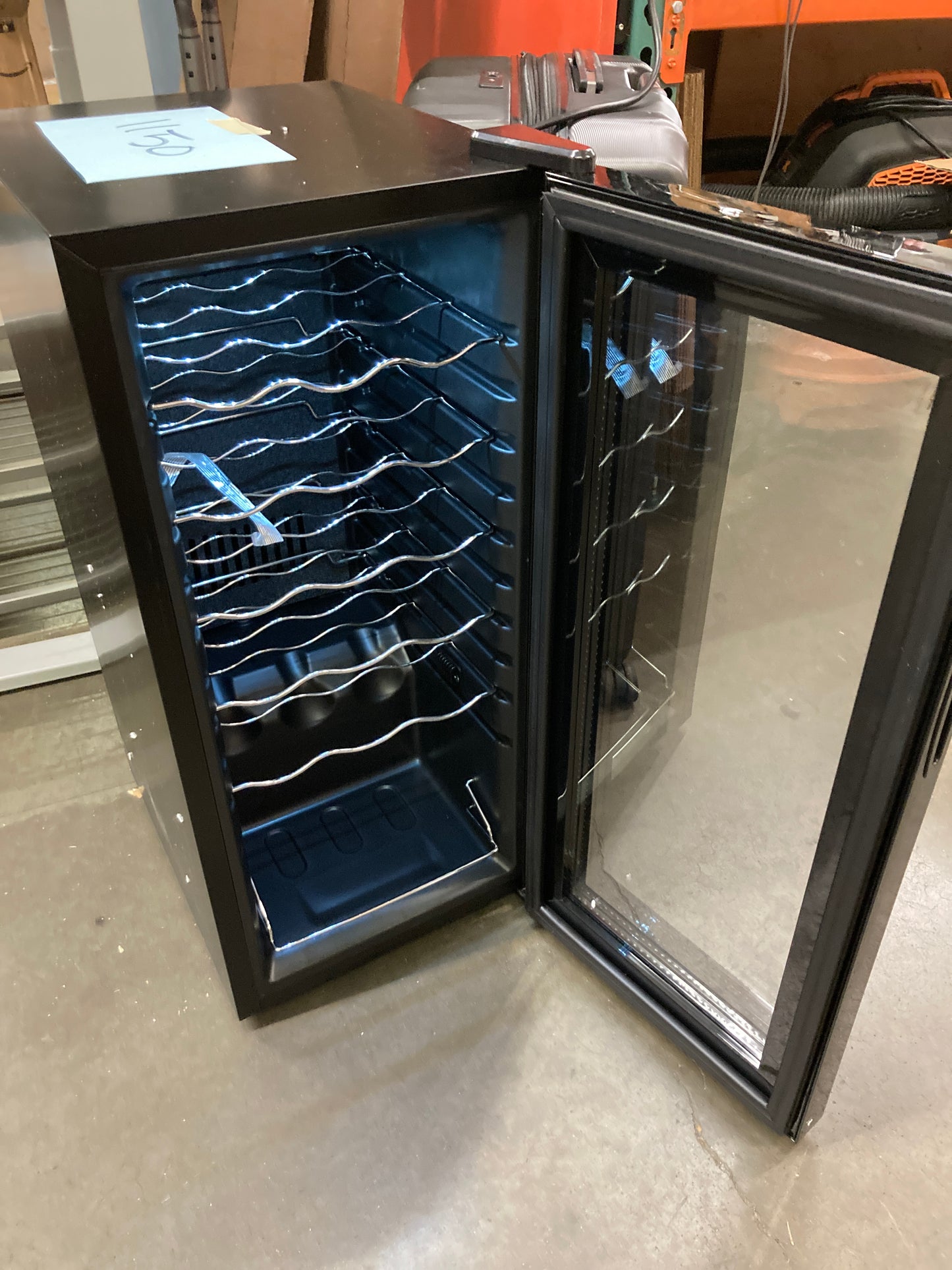 NEW - Wine Enthusiast 18 Bottle Single Zone Compressor Wine Cooler - Retail $349 Default Title