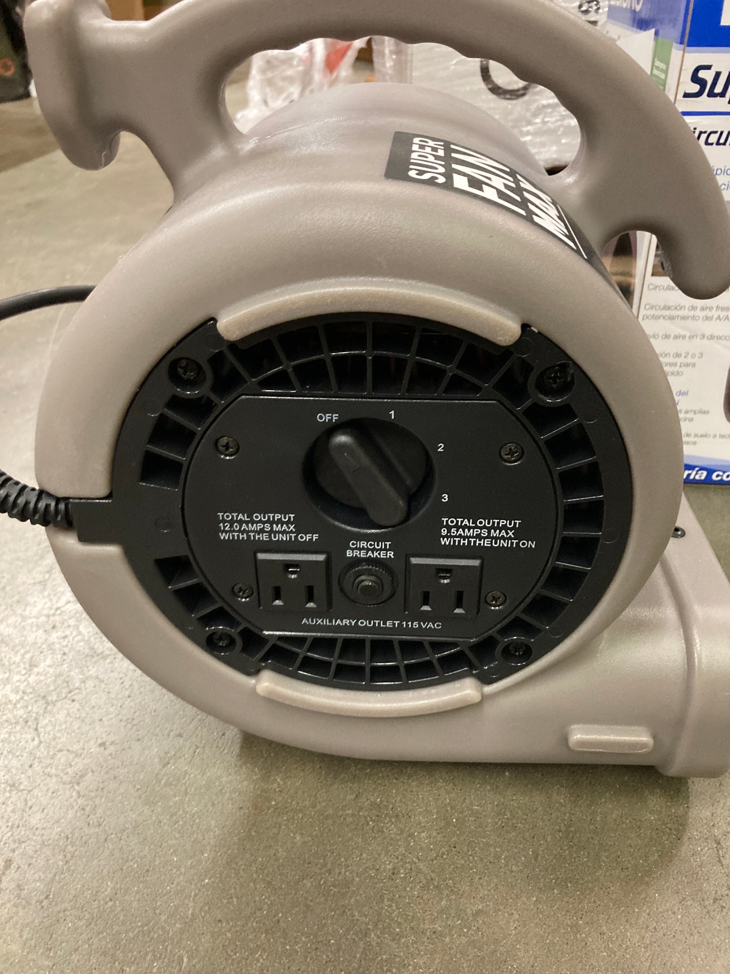 Costco - Lasko SF-20-G High Velocity Super Fan Max Air Mover Floor Fan with 3 Speeds - Retail $69 Default Title