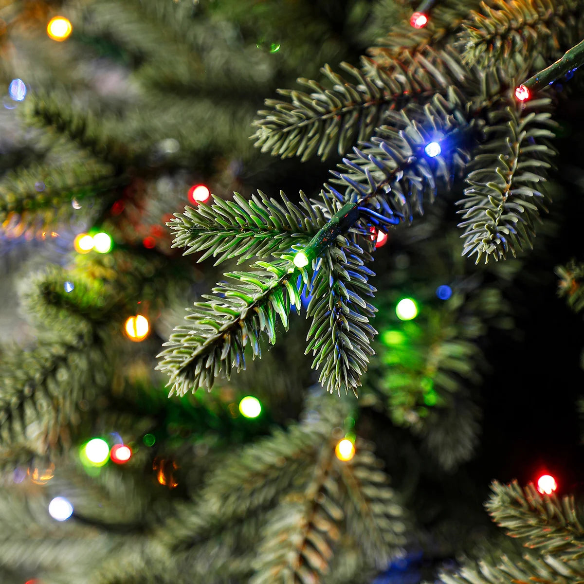 NEW - 7.5 ft Pre-Lit Aspen EZ Connect Artificial Christmas Tree, 1,850 Color-Changing Radiant Micro LED Lights - Retail $479