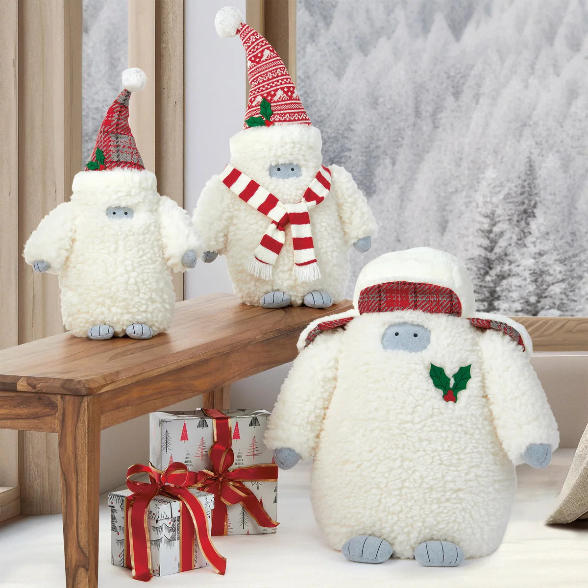 Yeti Plush Family, Set of 3 - Retail $49