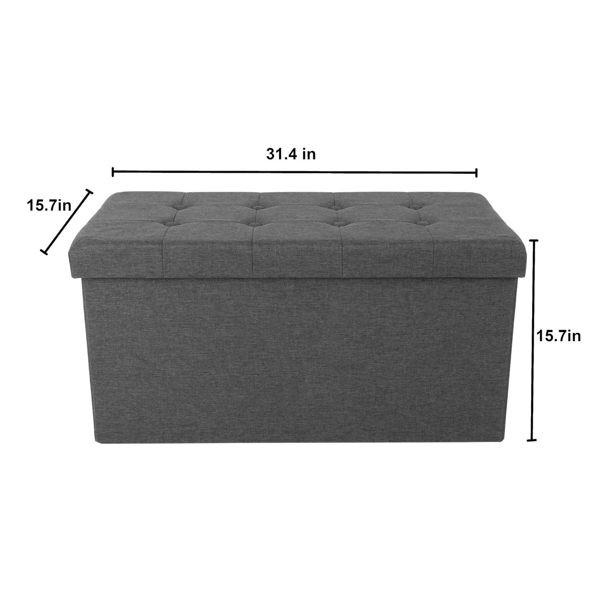 Seville Classics Foldable Storage Trunk - Retail $32