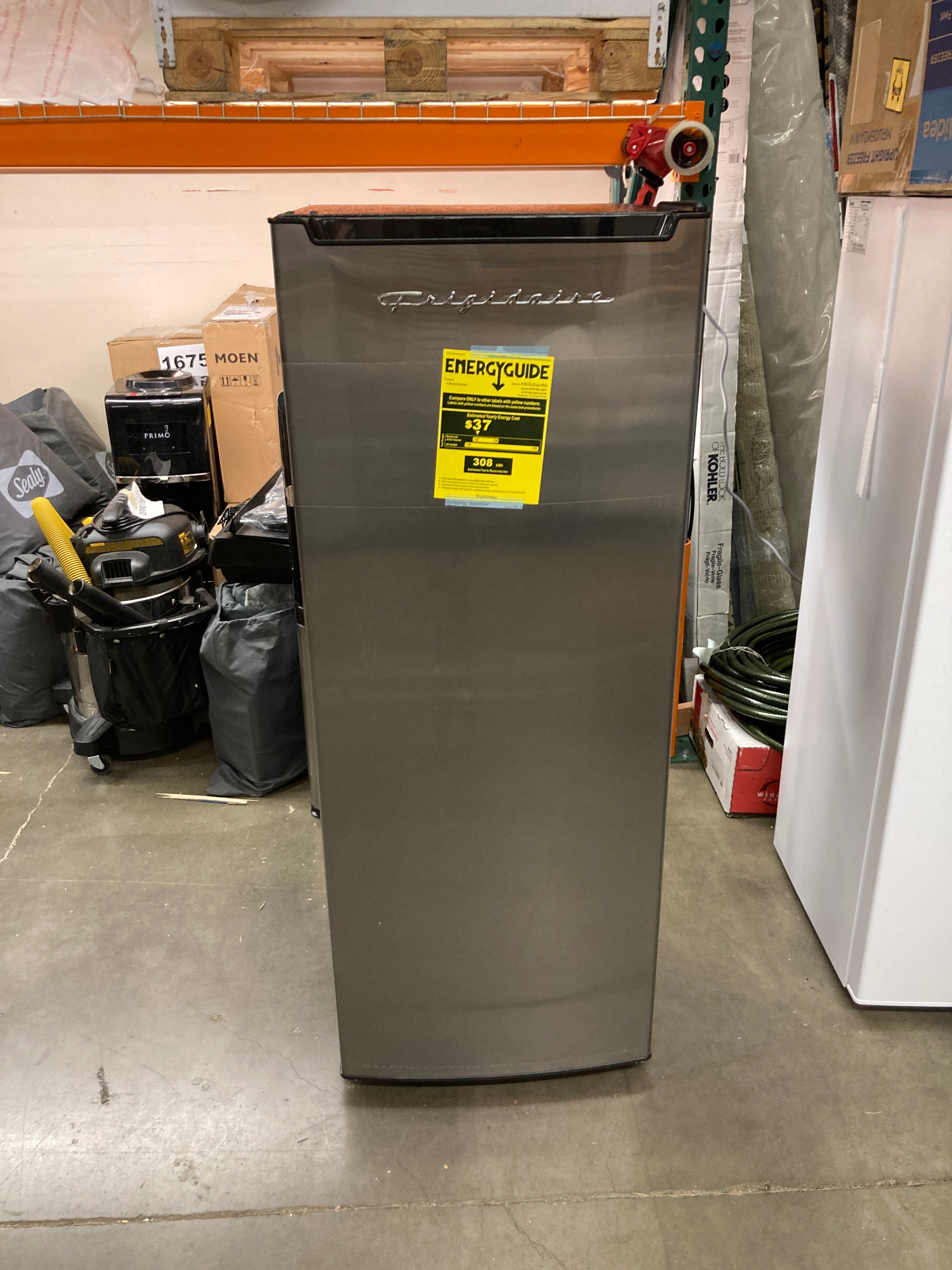 Frigidaire 6.5 Cu. ft. Upright Freezer, Platinum