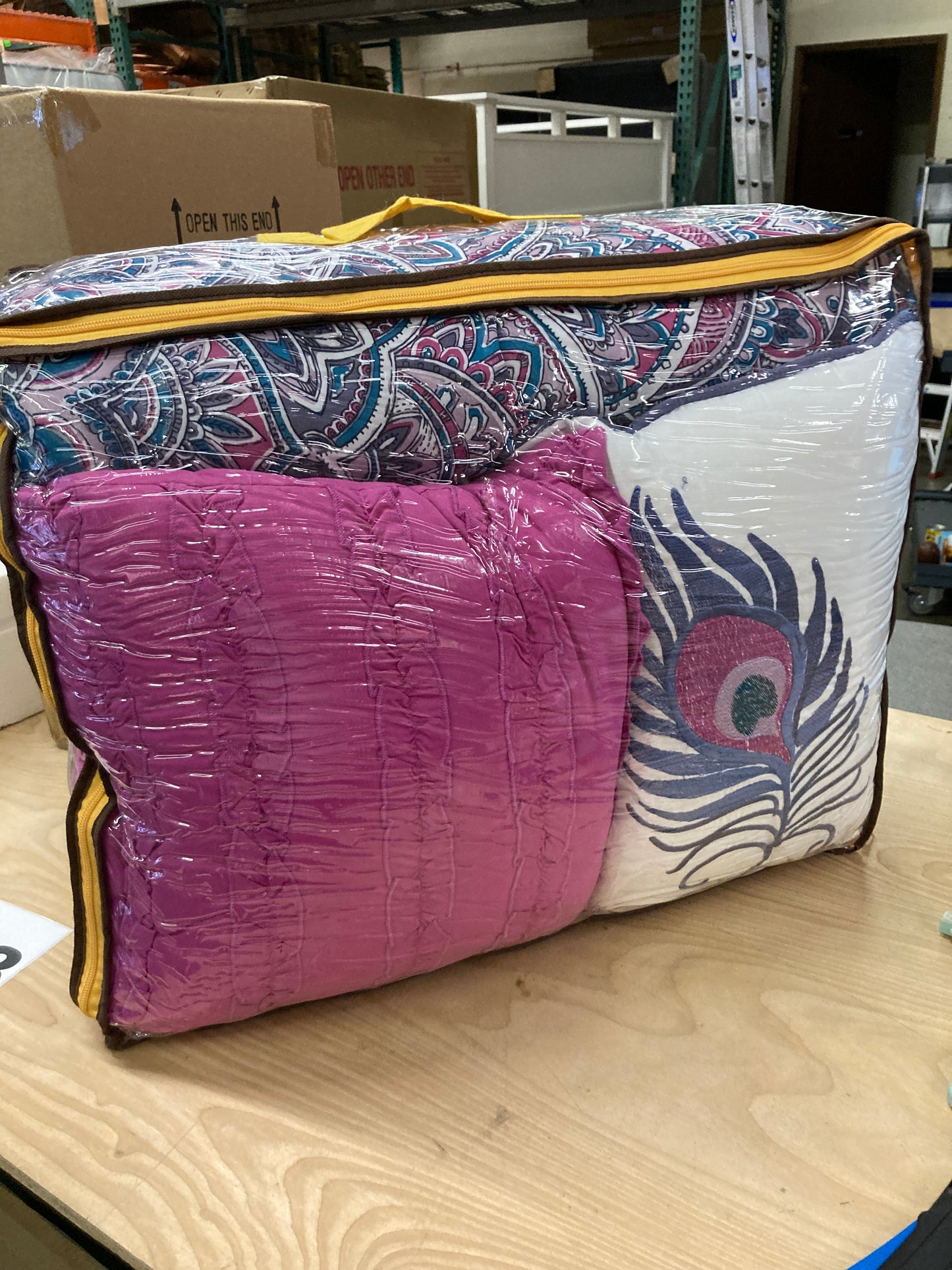 Intelligent Design Mila Comforter Bed Sets – All Season Ultra Soft Microfiber Teen Bedding - Perfect For Dormitory-Great For Guest and Girls Bedroom, Full/Queen, Medallion Purple 5 Piece Default Title