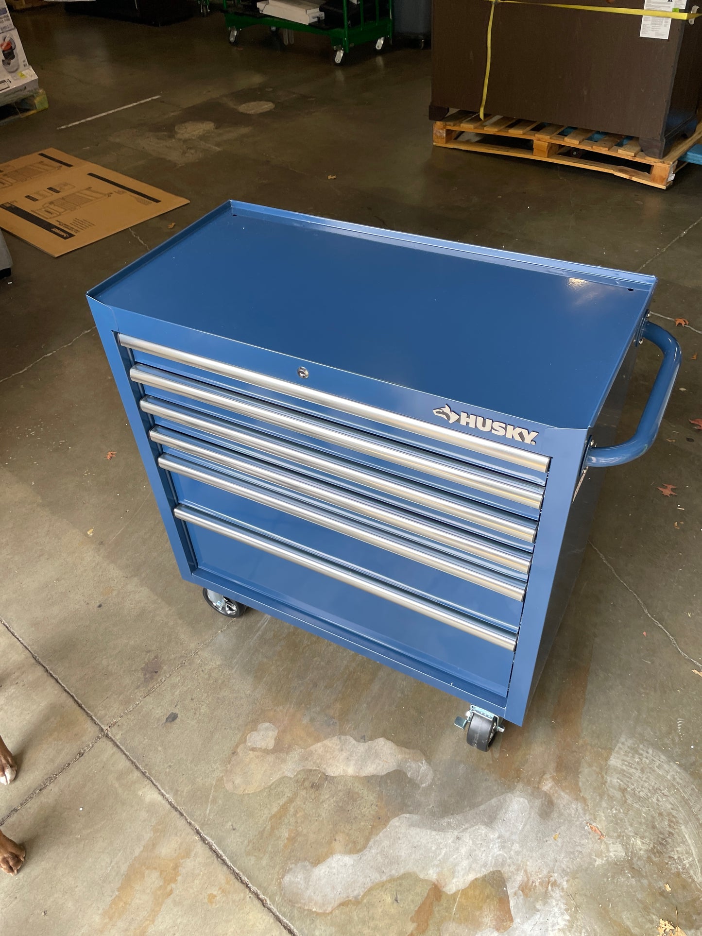 NEW IN BOX - Husky 36" 6-Drawer Blue Tool Chest - Retail $499