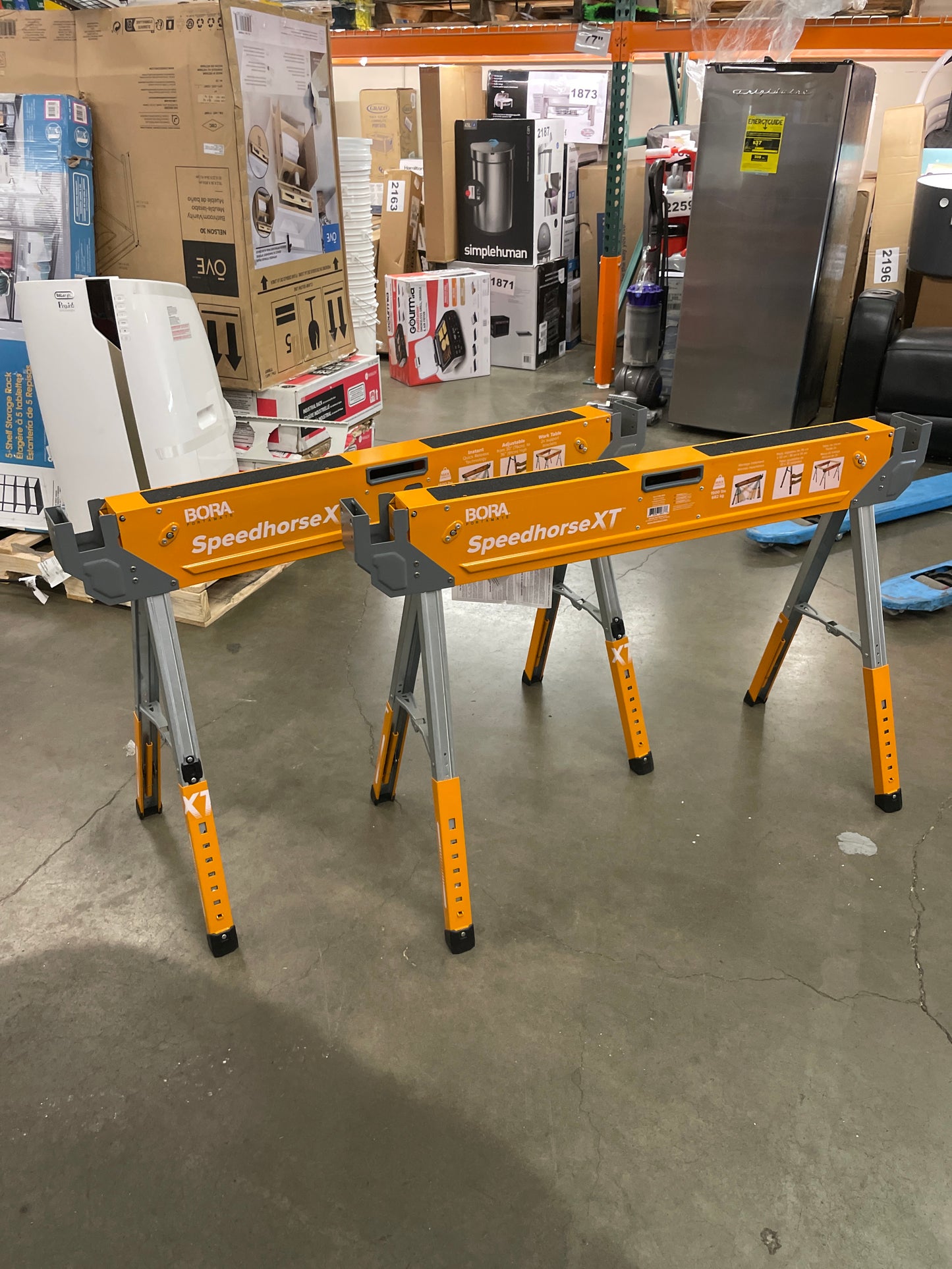 Bora 30 in. to 36 in. Steel Speed Horse XT Sawhorse (2-Pack) - Retail $199