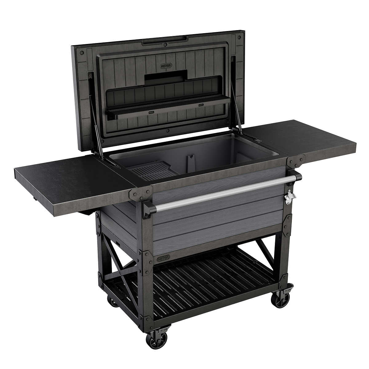 Costco - Keter Patio Cooler & Beverage Cart - Retail $379