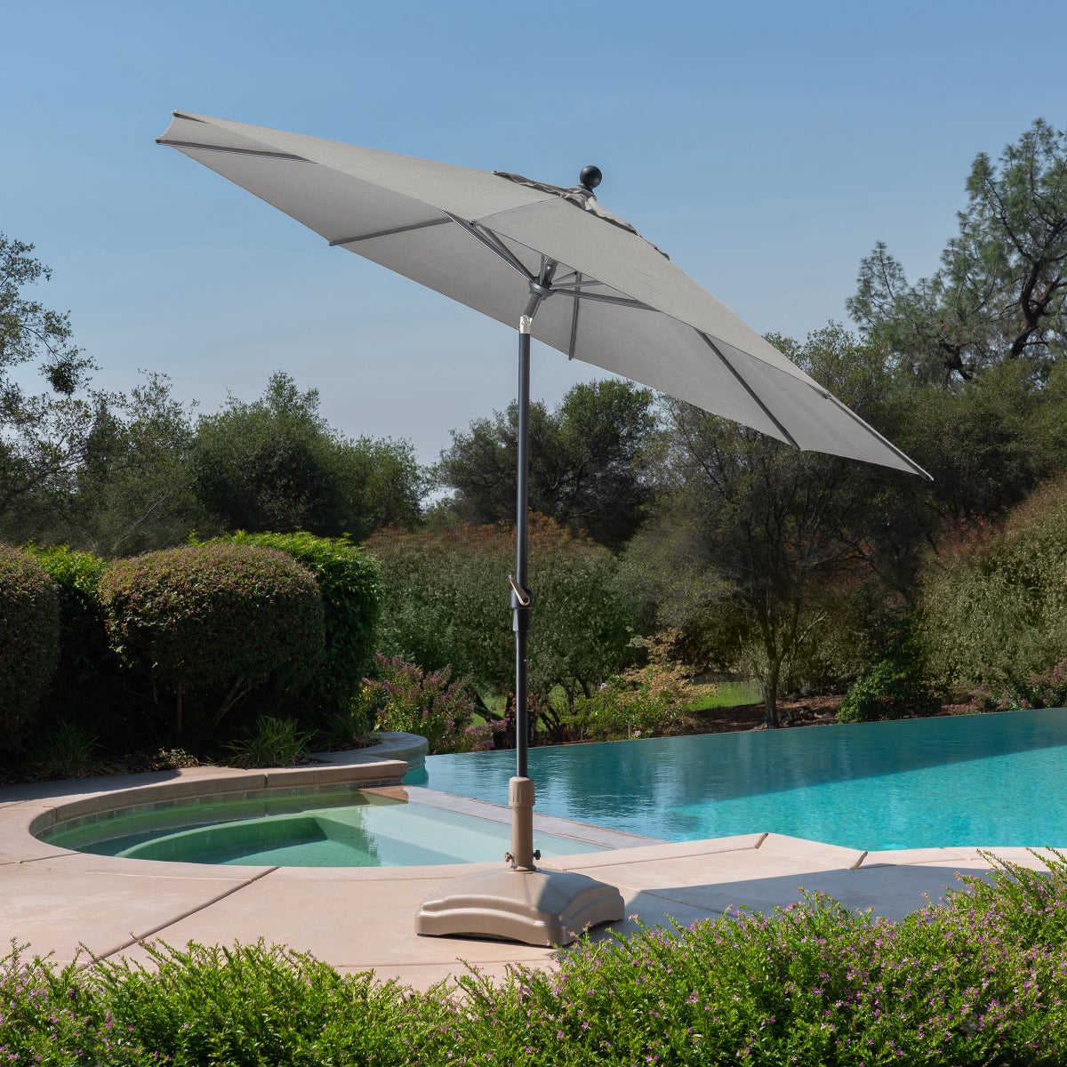 NEW - ProShade 10ft Round Auto Tilt Aluminum Market Umbrella