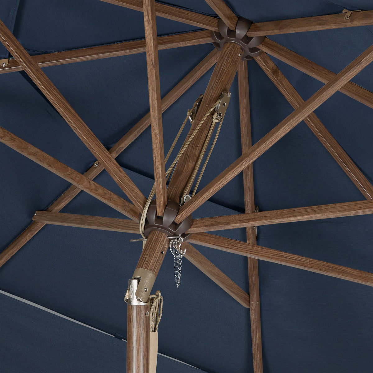 NEW - Proshade 11ft Wood-Look Collar Tilt Aluminum Umbrella - Retail $220