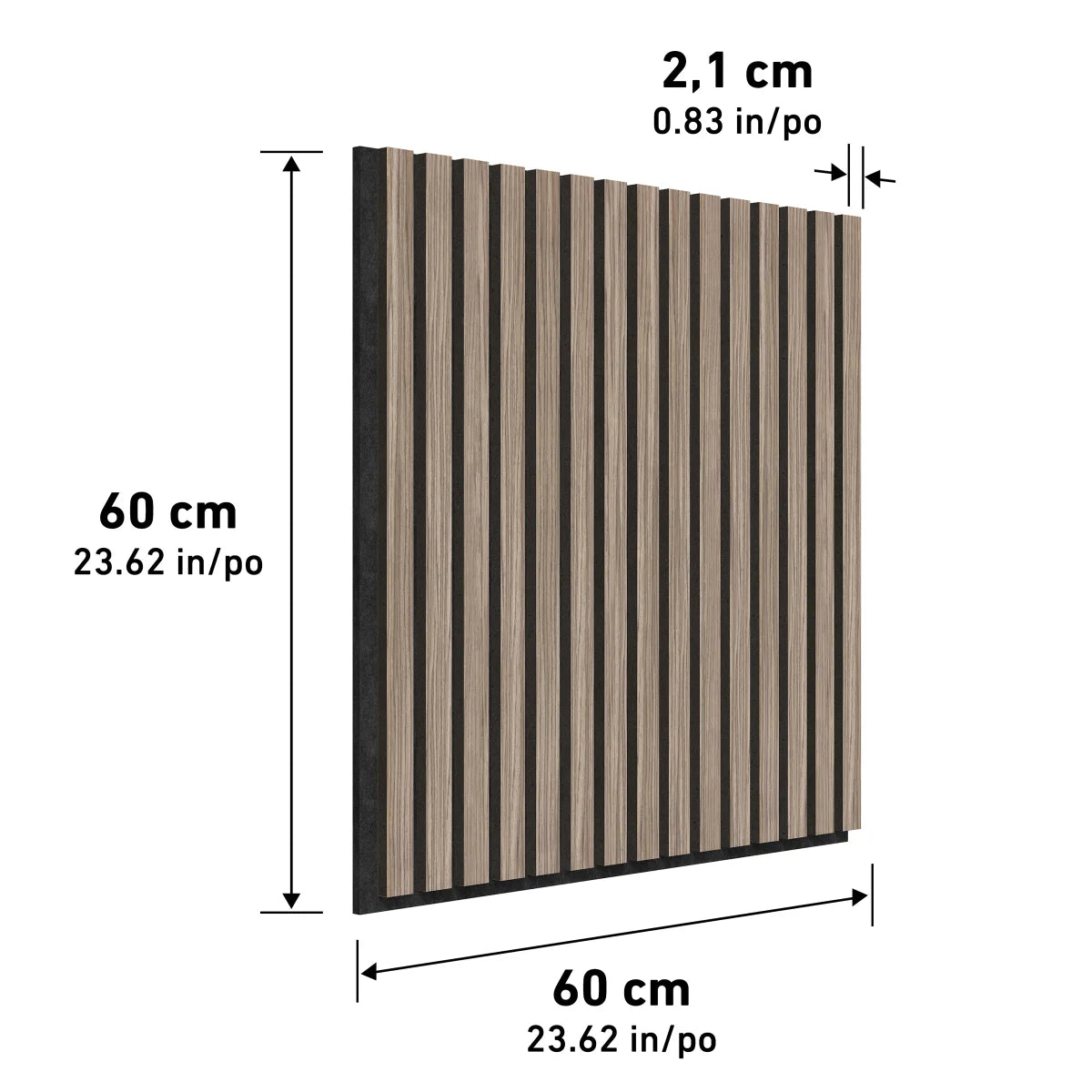 Artika Sonolok Acoustic Slat Panel Set - Retail $69