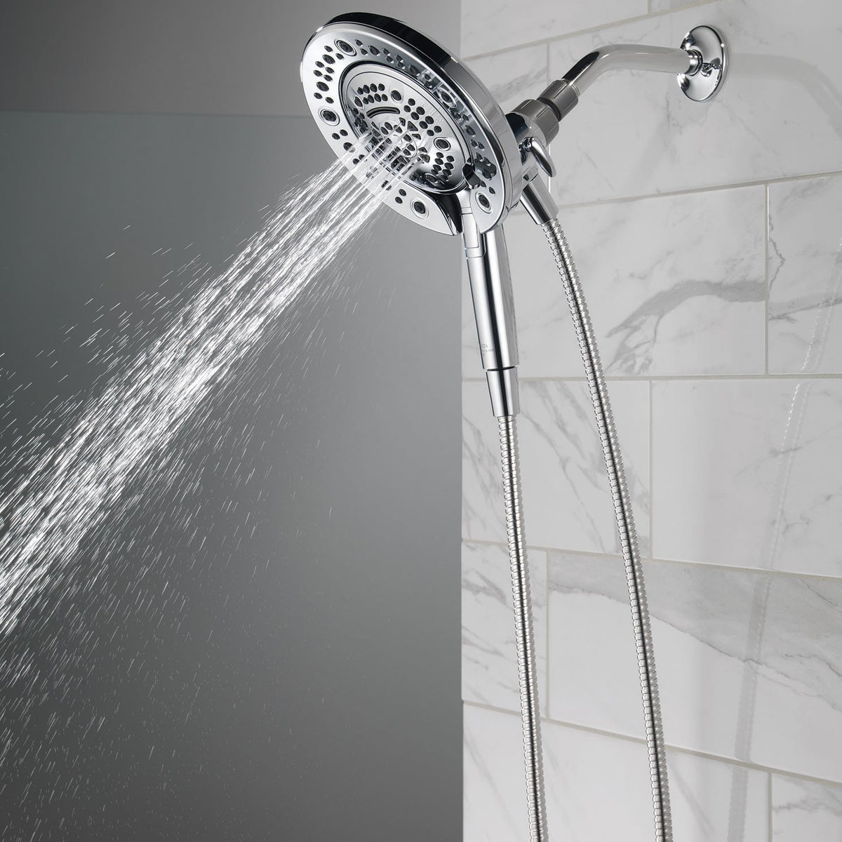 Delta In2ition Chrome 7-setting Dual Shower Head