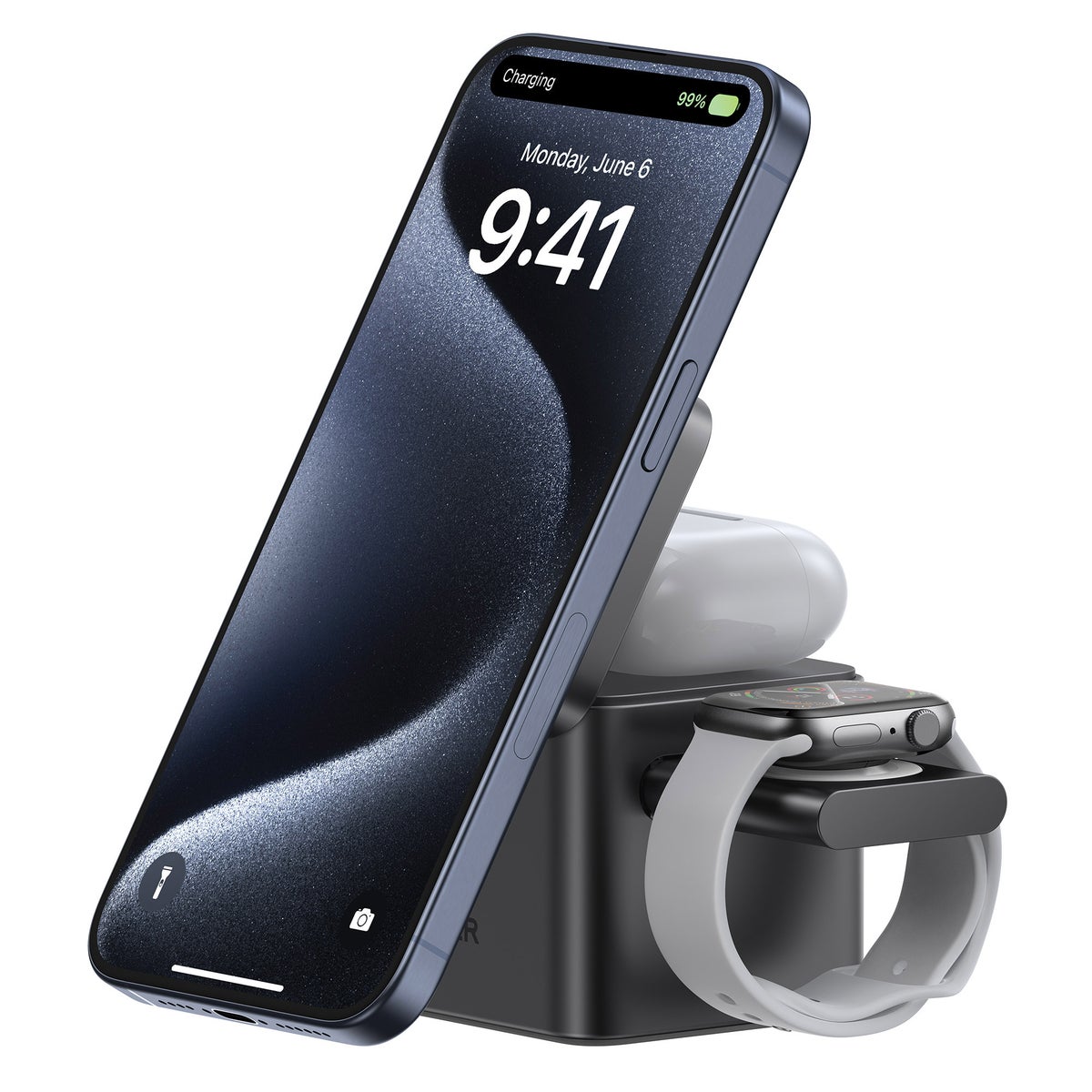 Anker MagGo Magnetic 3-in-1 Wireless Charging Stand - Retail $80