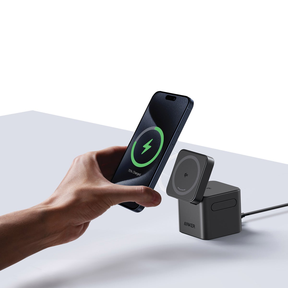 Anker MagGo Magnetic 3-in-1 Wireless Charging Stand - Retail $80