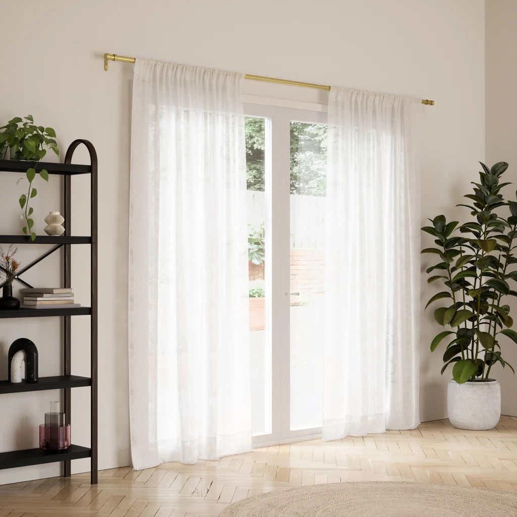 Umbra 1" Curtain Rod, 72" - 144" 2-pack