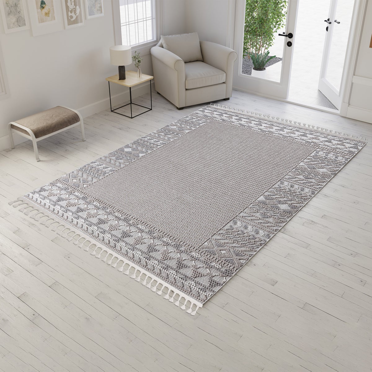 Art Carpet Artbella Area Rug Collection, Beige - 7'6" x 10'