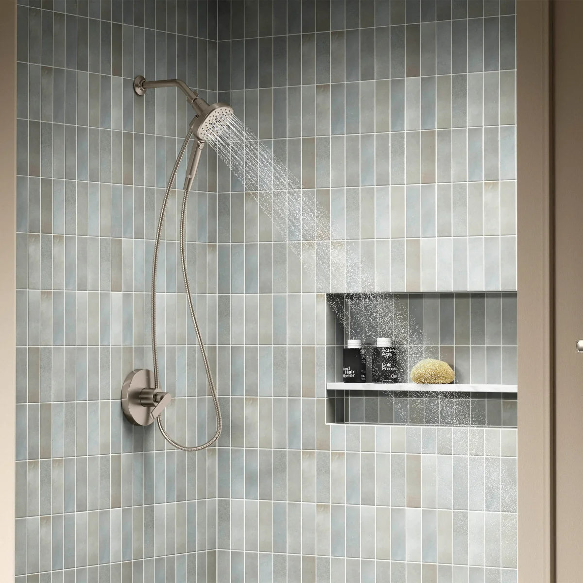 Kohler Tellin - Brushed Nickel - Multifunction 1.75GPM Handshower - Retail $59