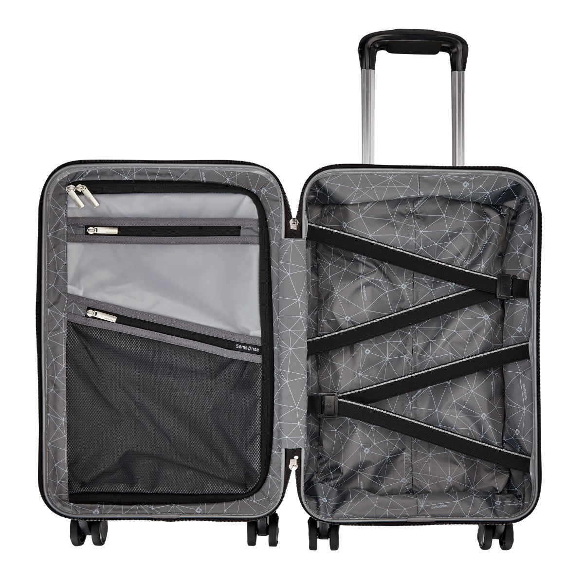 Samsonite Blackstone Silver 2-piece Hardside Expandable Spinner Luggage Set