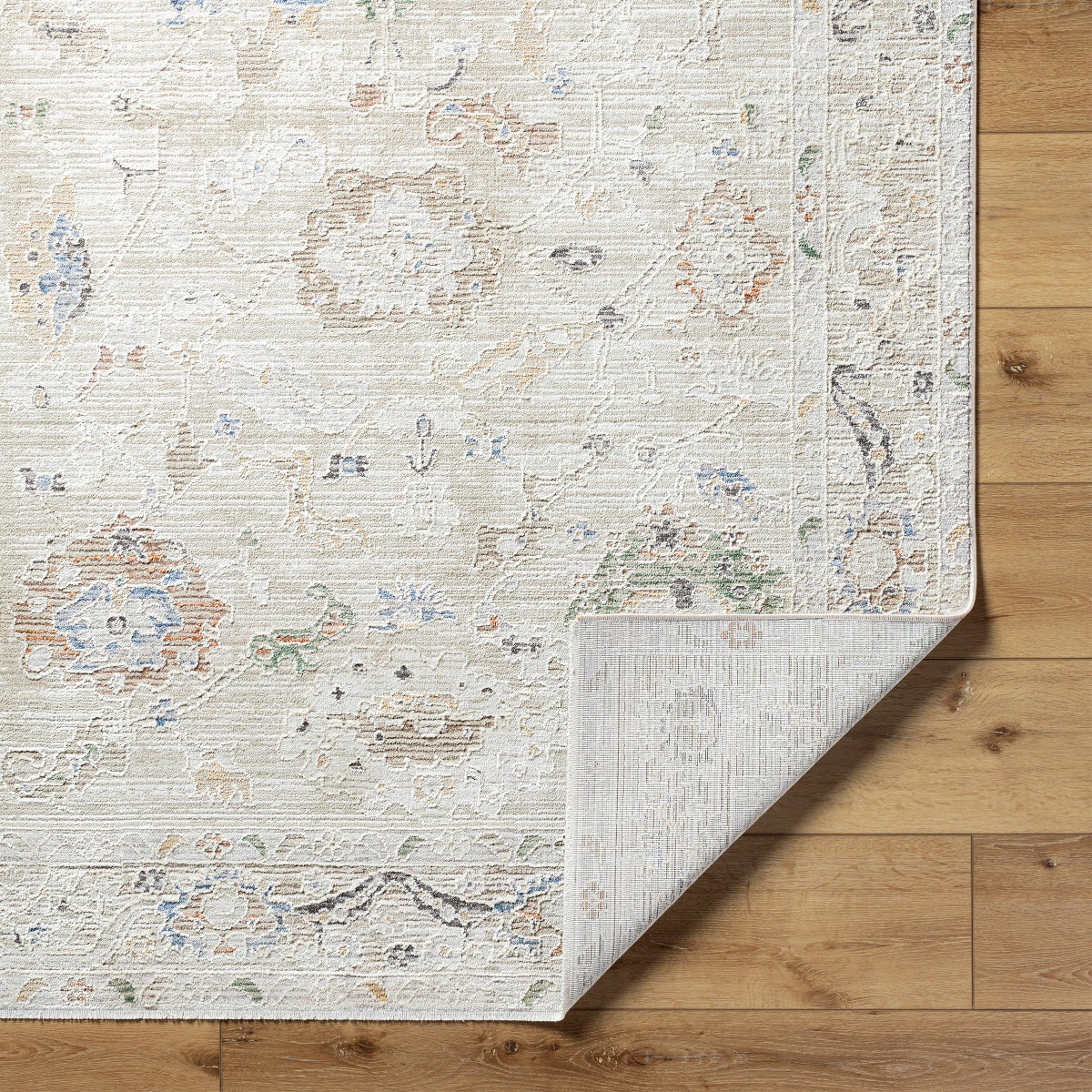 Peighton Area Rug Collection, Cream, Rug Size: 5 ft. x 7 ft. 9in.