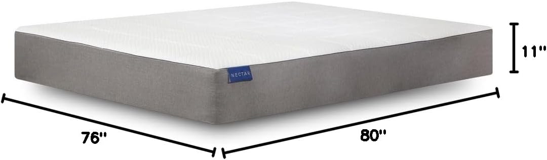 NEW - NECTAR KING Sleep Mattress King Bed - Retail $430