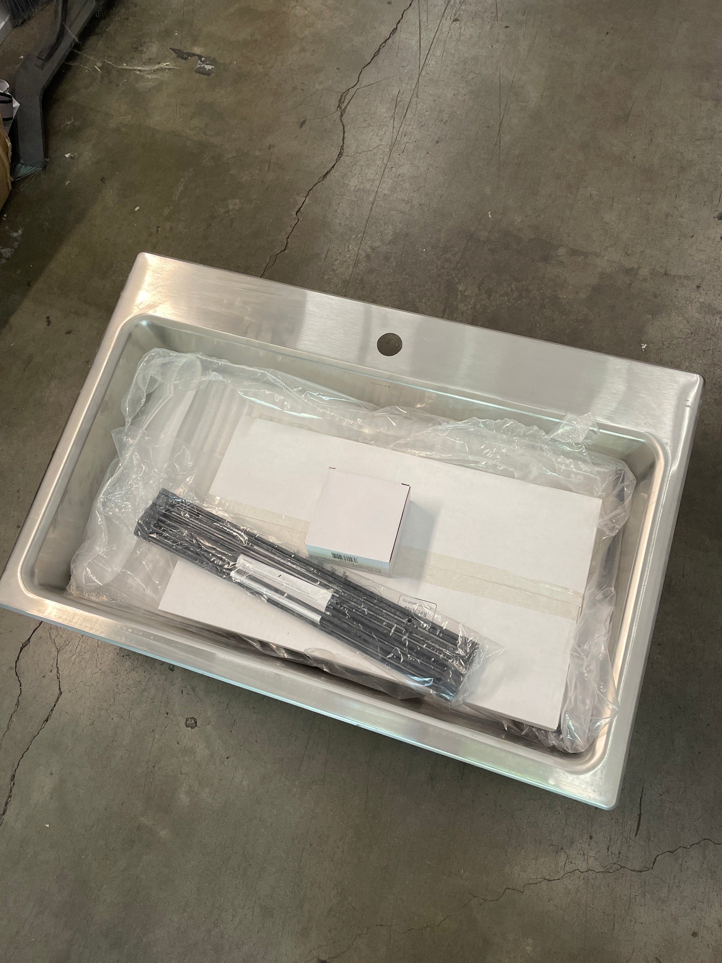 Kohler Provo 33" Dual Mount Single-bowl Workstation Kitchen Sink Kit