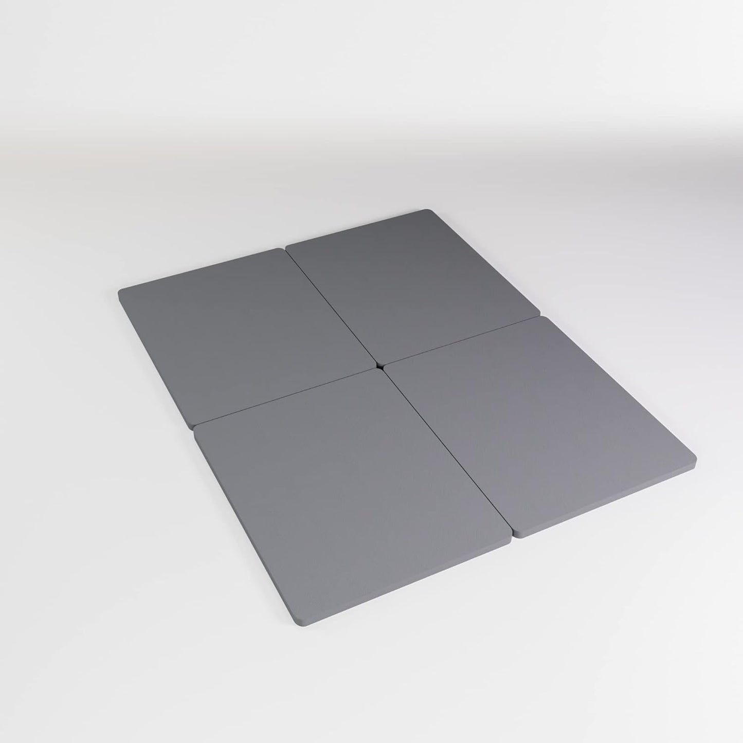 Zayton, California King(Fold) 1.5-Inch Split Bunkie Board for Mattress/Bed, Fully Assembled, Improved Comfort and Support, Grey - Retail $130