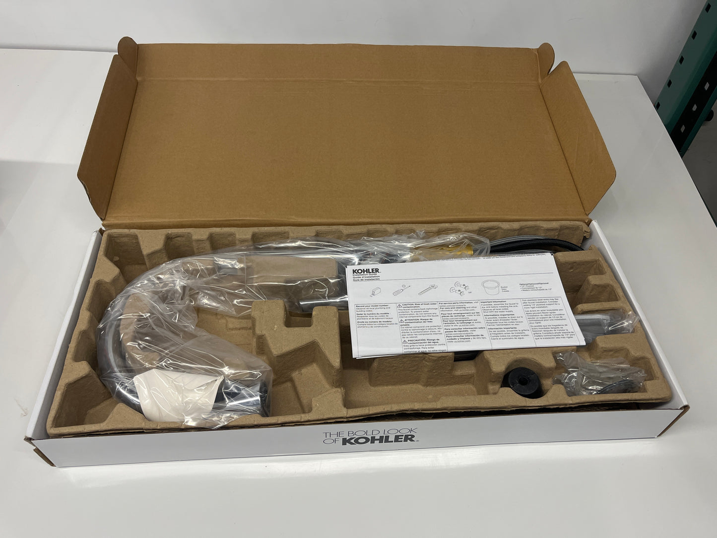 NEW - Kohler Bevin - Chrome - Pull-Down Kitchen Faucet - Retail $169