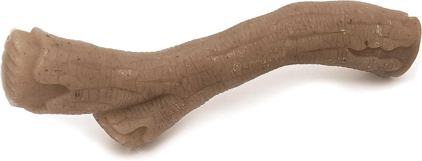 Nylabone Gourmet Style Stick Strong Chew Toy for Dogs, Peanut Butter Flavor, Medium - Up to 35 lbs, 1 Count - Retail $7