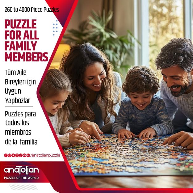 Anatolian Puzzle - Cafe Eiffel, 1500 Piece Jigsaw Puzzle, #4572