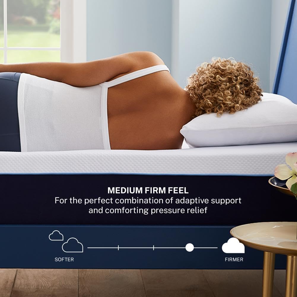 NEW - Sleep Innovations QUEEN Marley 12 Inch Cooling Gel Memory Foam Mattress, Queen Size, Bed in a Box, Medium Firm Support - Retail $389