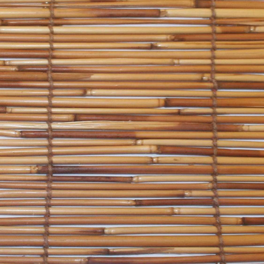 NEW - Radiance Cordless Bamboo Blinds - Waterproof Roller Shades for Porch, Patio & Interior Windows - Roll-up Bamboo Shades for Inside Mount - Indoor & Outdoor Privacy Screen - Cocoa - 72in W x 72in L - Retail $63