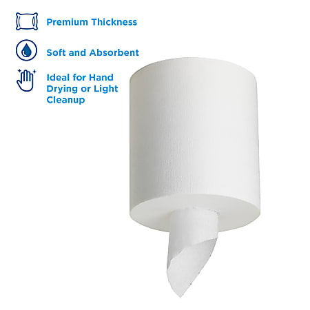 SofPull® by GP PRO 28124 Centerpull Regular Capacity 1-Ply Paper Towels, 324 Sheets Per Roll, Pack Of 6 Rolls