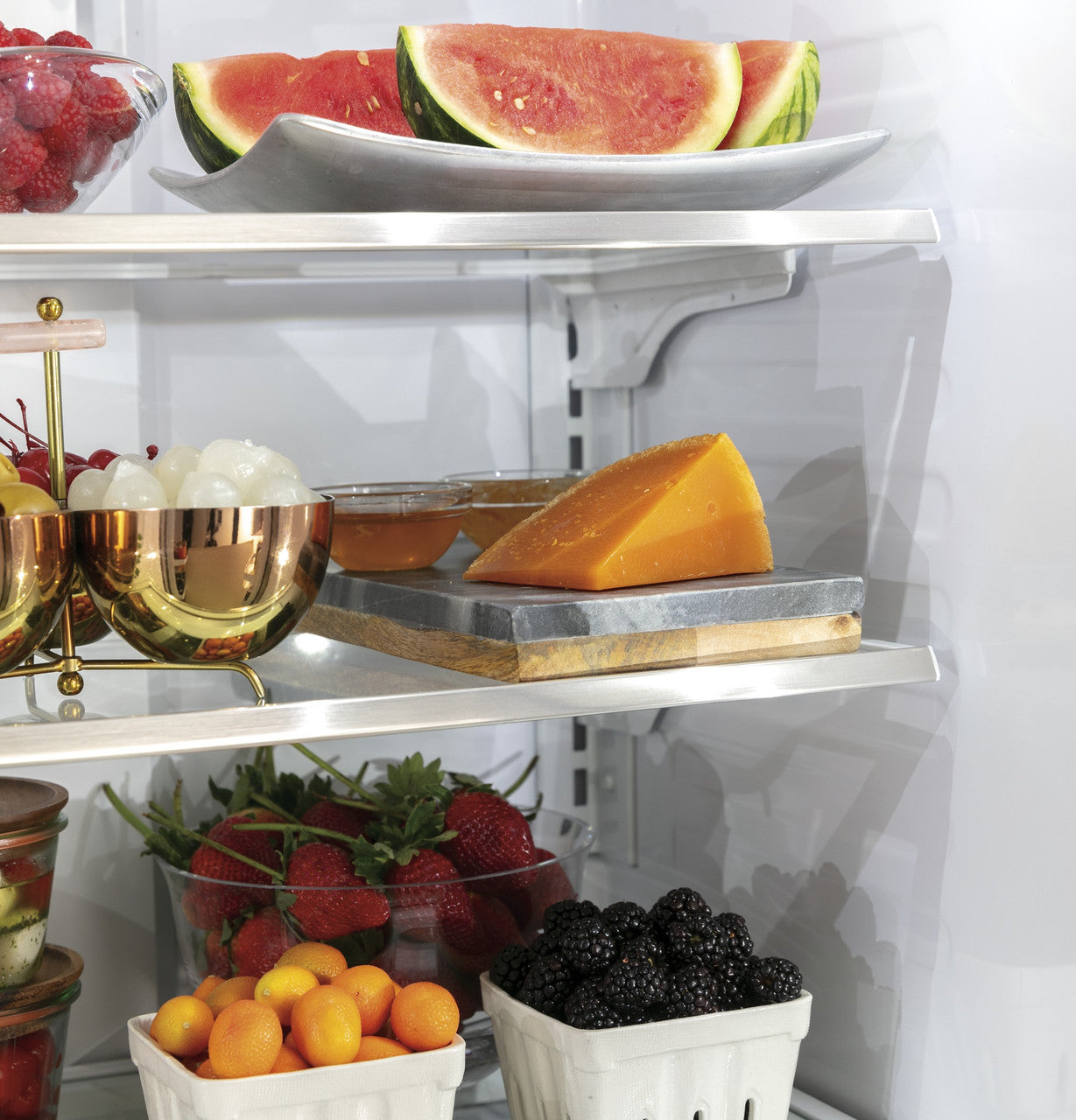 NEW - GE Cafe 27.8 cu. ft. Smart French Door Refrigerator with Hot Water Dispenser, ENERGY STAR