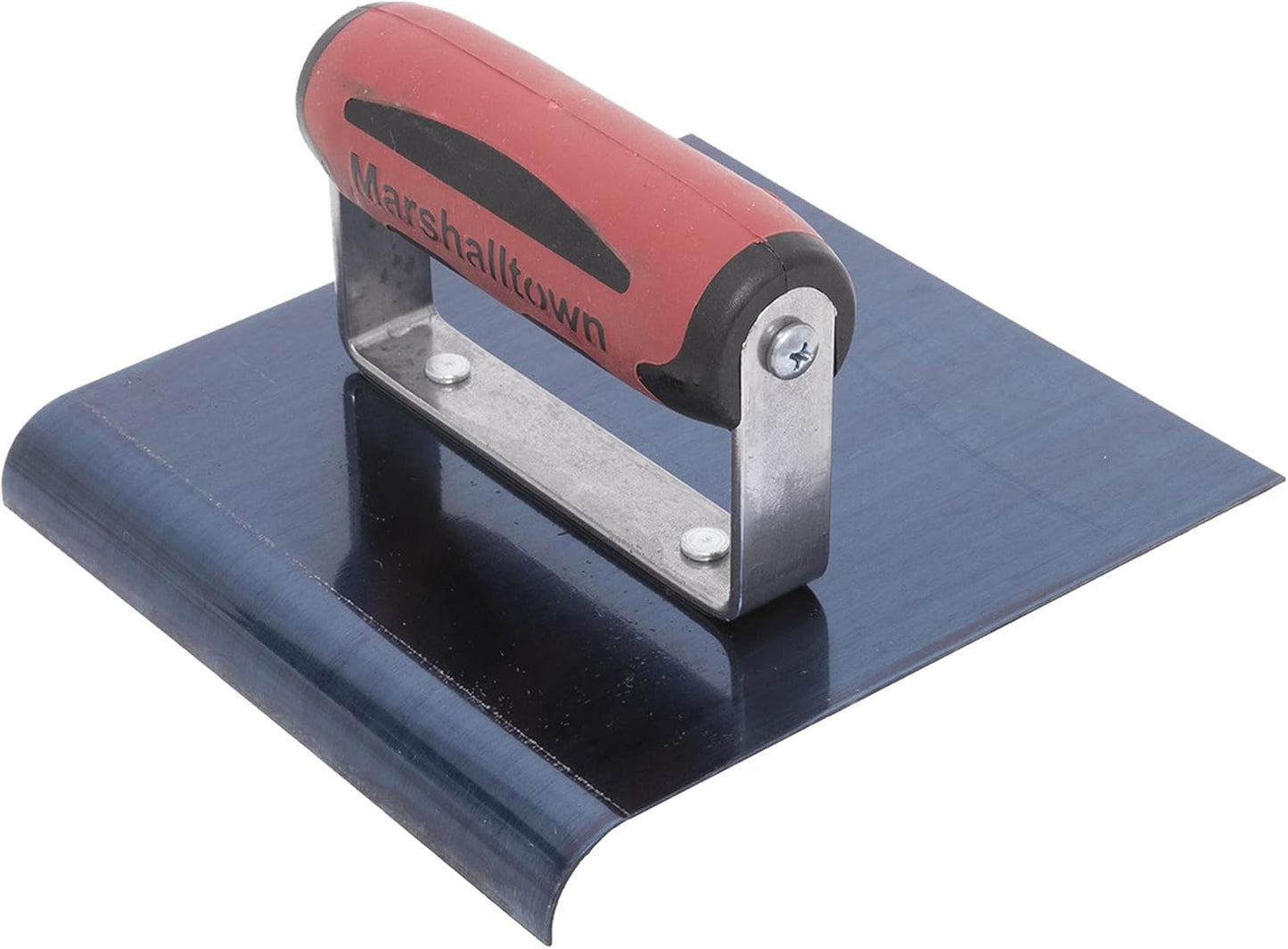 MARSHALLTOWN Straight Concrete Edger, 6 x 6 Blue Steel Blade, 1/2 Lip x 3/8 Radius, Made In The USA, 162BD