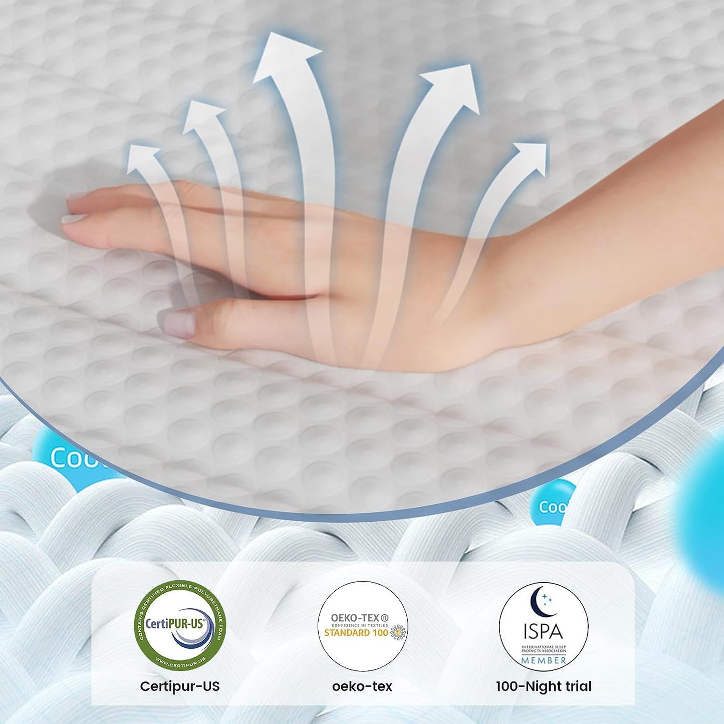 Crayan Queen Mattress, 12 Inch Memory Foam Mattress Queen Size, Innerspring Hybrid Mattress in a Box with Motion Isolation & Strong Edge Support & Pressure Relief, CertiPUR-US - Retail $228