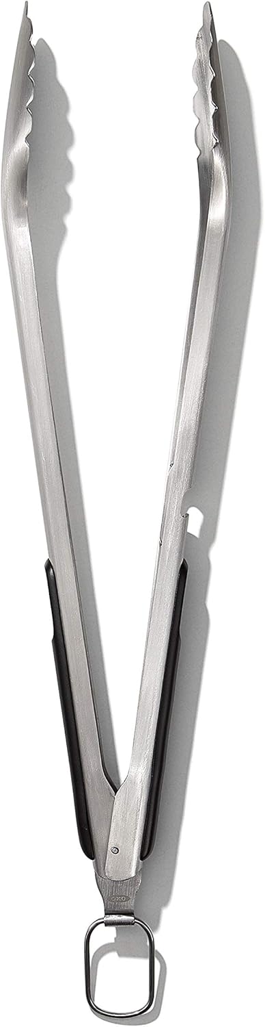 OXO Good Grips Grilling Tools, Tongs and Turner Set, Black