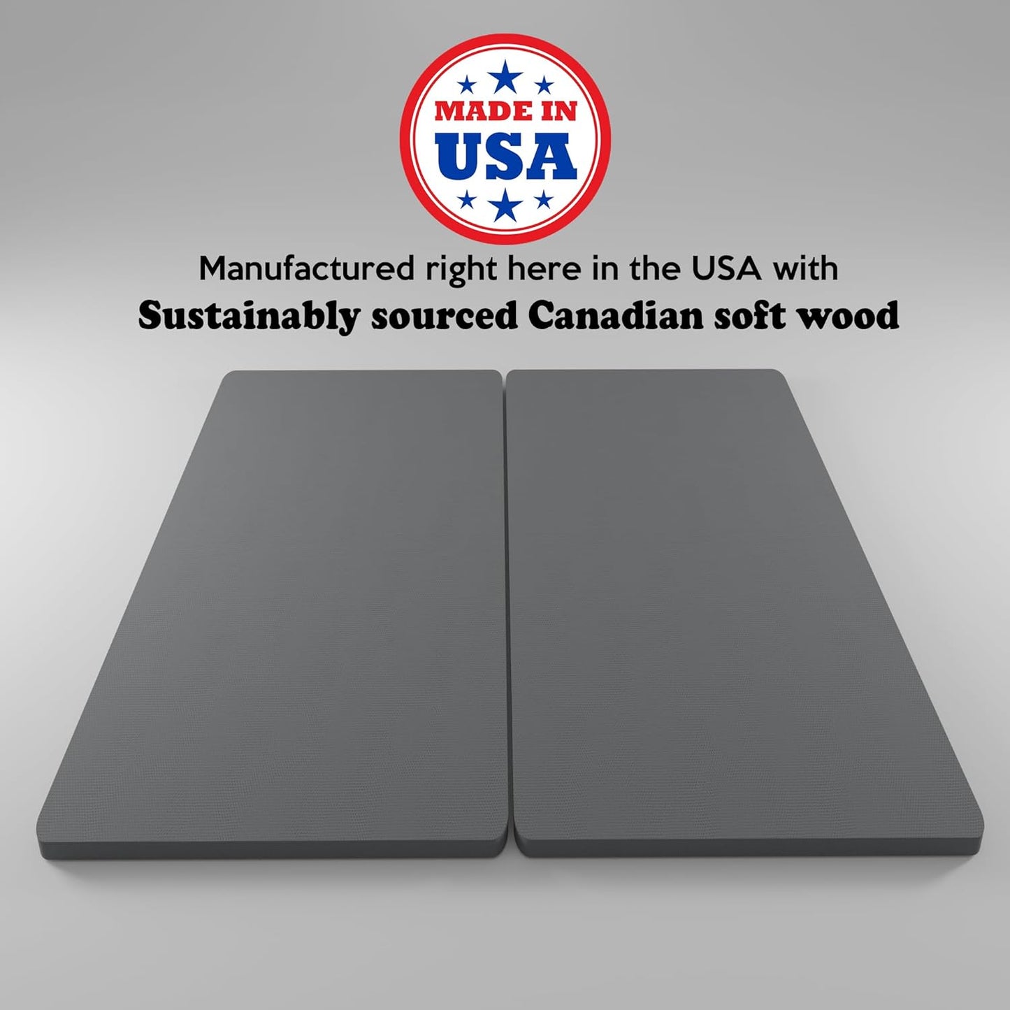 Nutan Split Fully Assembled Bunkie Board for Mattress/Bed Support, Queen, Beige - Retail $200