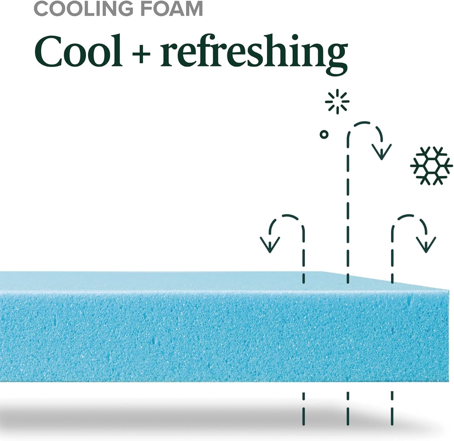 NEW - Zinus QUEEN 12 Inch Green Tea Cooling Memory Foam Mattress, Fiberglass Free, Medium Firmness, Cooling Gel Foam, Certified Safe Foams & Fabric, Mattress in A Box - Retail $315