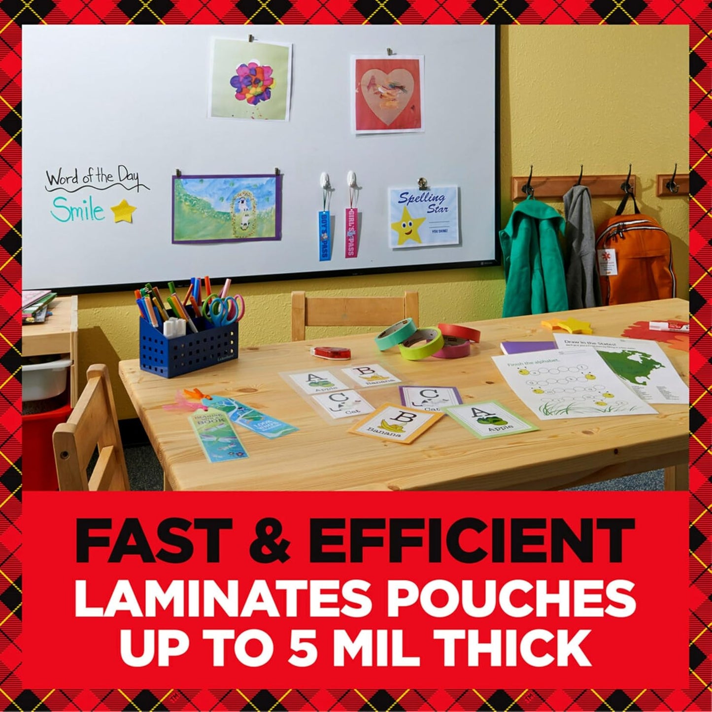 Scotch TL902VP Thermal Laminator, 1 Laminating Machine, White, Laminate Recipe Cards, Photos and Documents, For Home, Office or School Supplies, 9 in. - Retail $0