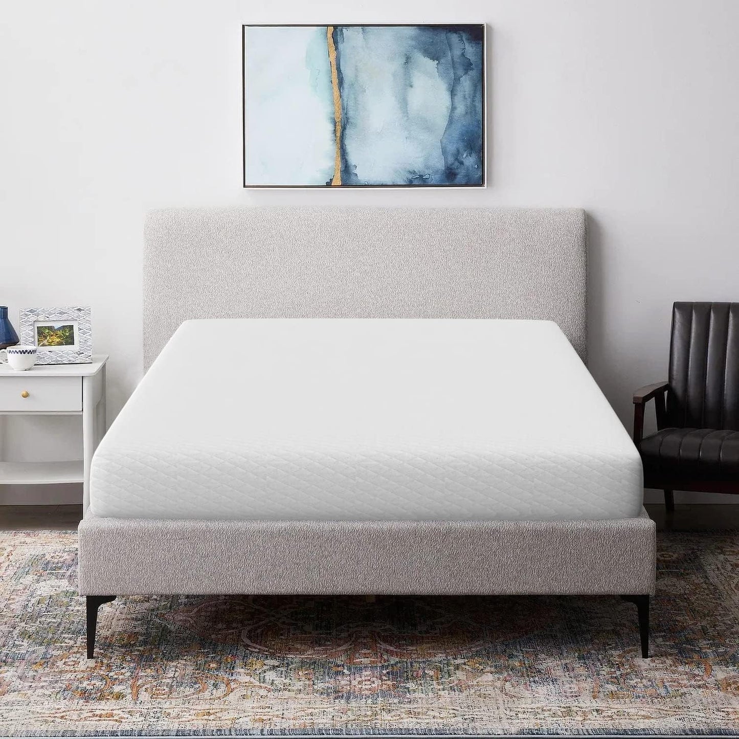NEW - BestMassage FULL Mattress, 8 inch Gel Memory Foam Mattress for Cool Sleep & Pressure Relief, Medium Firm Mattresses CertiPUR-US Certified/Bed-in-a-Box/Pressure Relieving - Retail $164