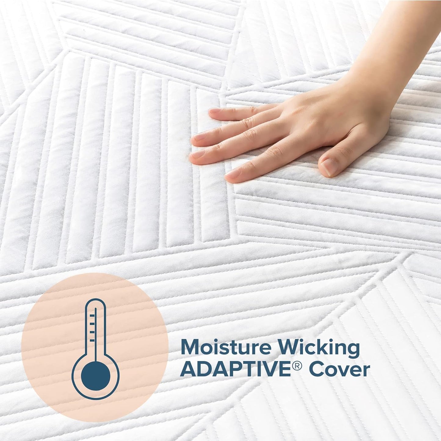 NEW - ZINUS 12 Inch FULL Cooling Copper ADAPTIVE Pocket Spring Hybrid Mattress - Retail $298
