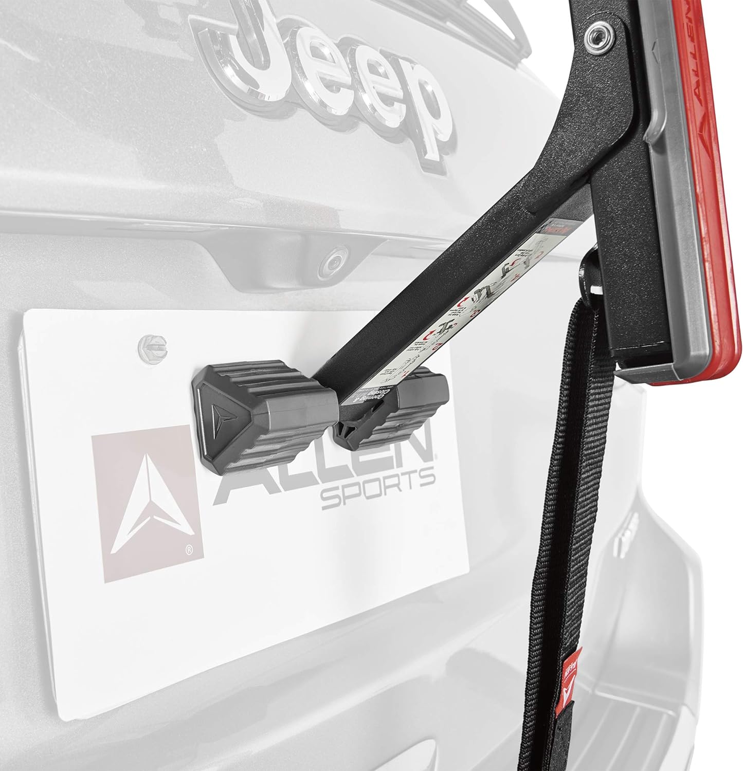 NEW - Allen Sports Ultra Compact Folding 1-Bike Trunk Mount Rack, Model MT1-B, Gray powder coated - Retail $56