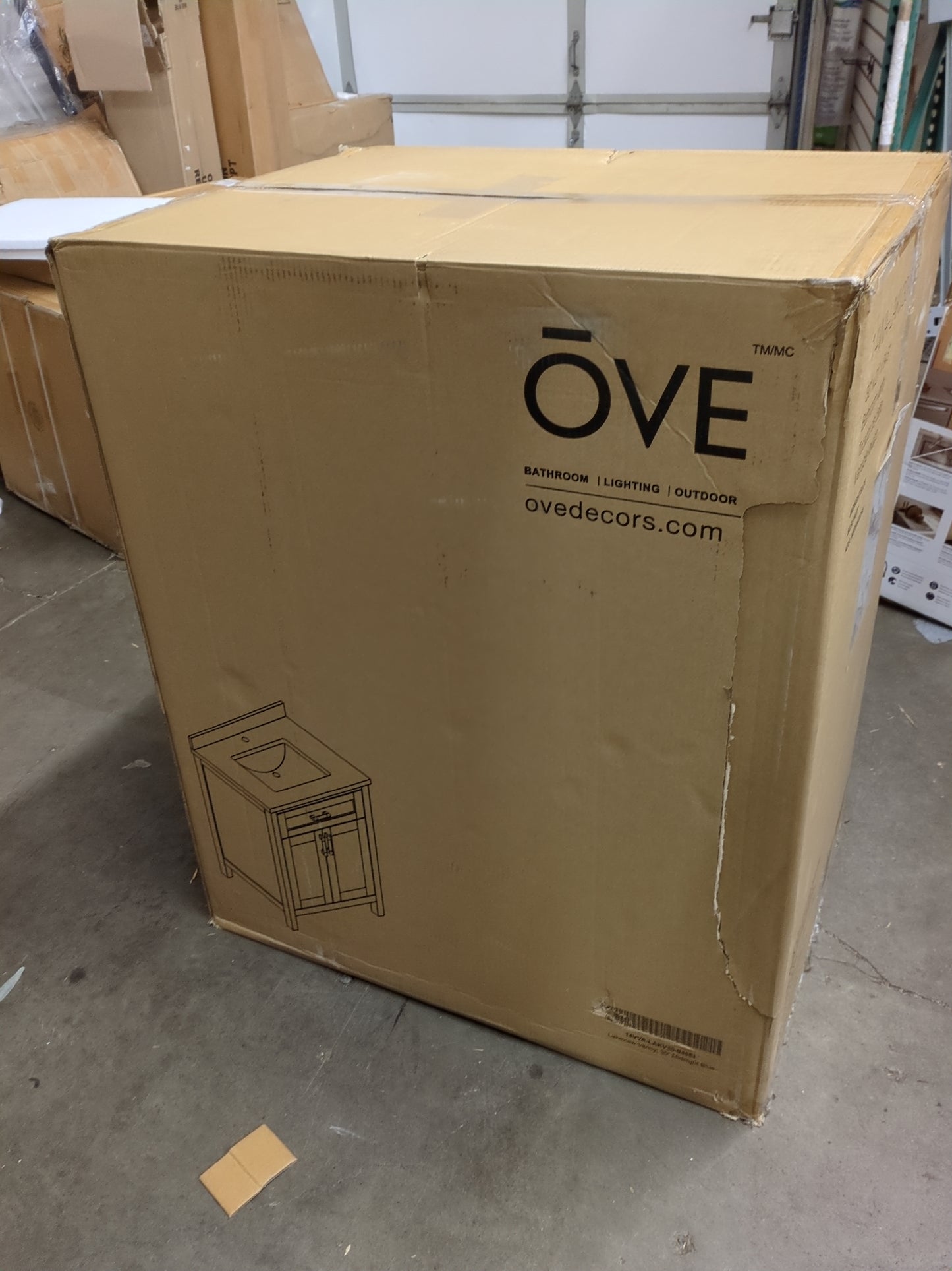 LAKEVIEW 30" VANITY BLUE - Retail $649