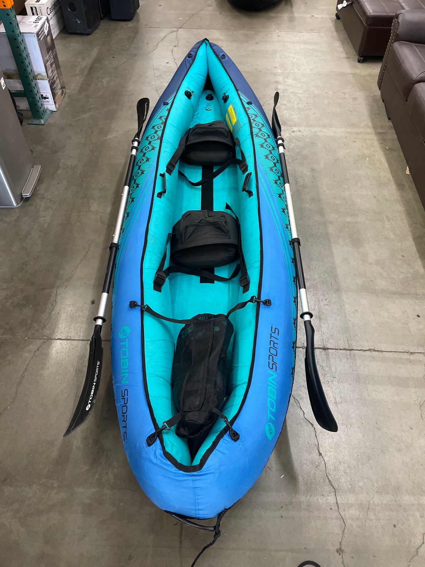 Tobin Sports Wavebreak Inflatable 2-person Kayak