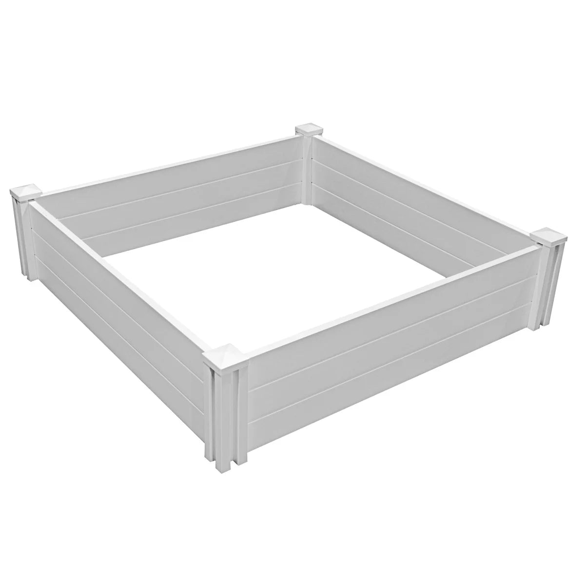 NEW - Vita White Vinyl Raised Garden Bed, 2-pack - Retail $89