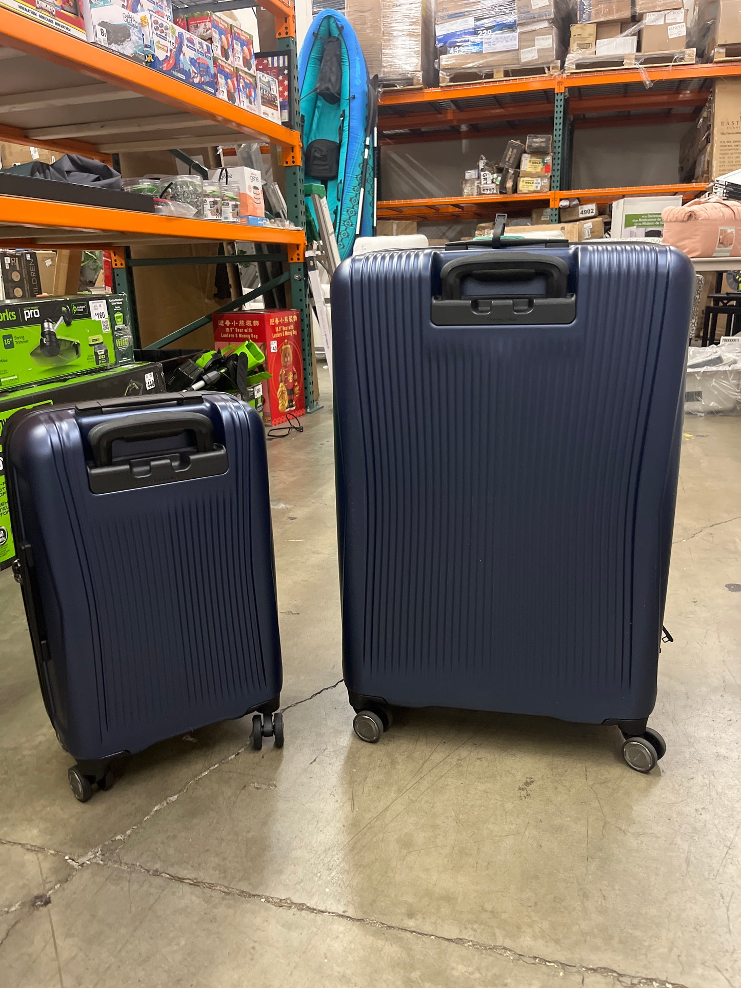 Samsonite Blackstone Blue 2-piece Hardside Expandable Spinner Luggage Set