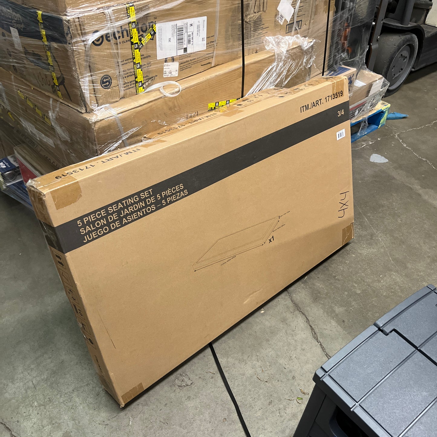 NEW in Box - Costco - Grand Leisure Everett 5-piece Deep Seating Set - Retail $1999