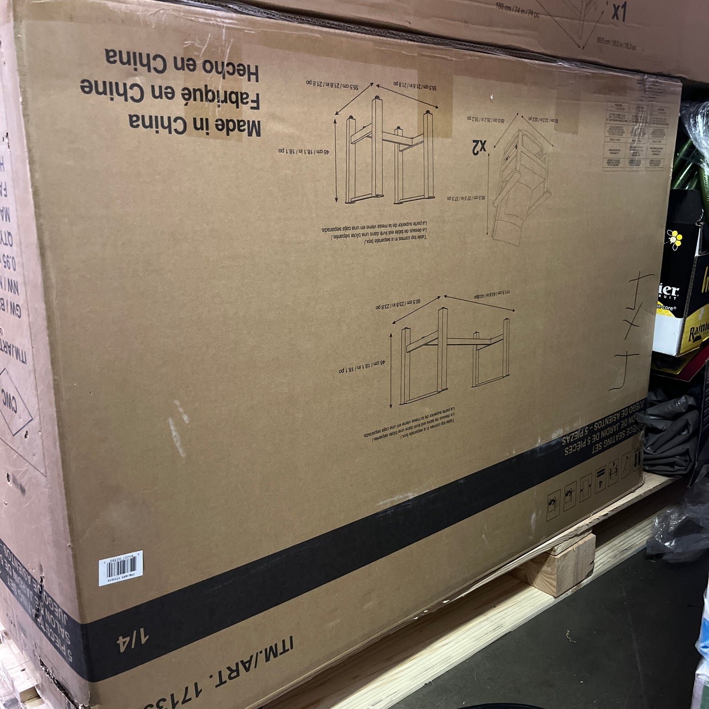 NEW in Box - Costco - Grand Leisure Everett 5-piece Deep Seating Set - Retail $1999