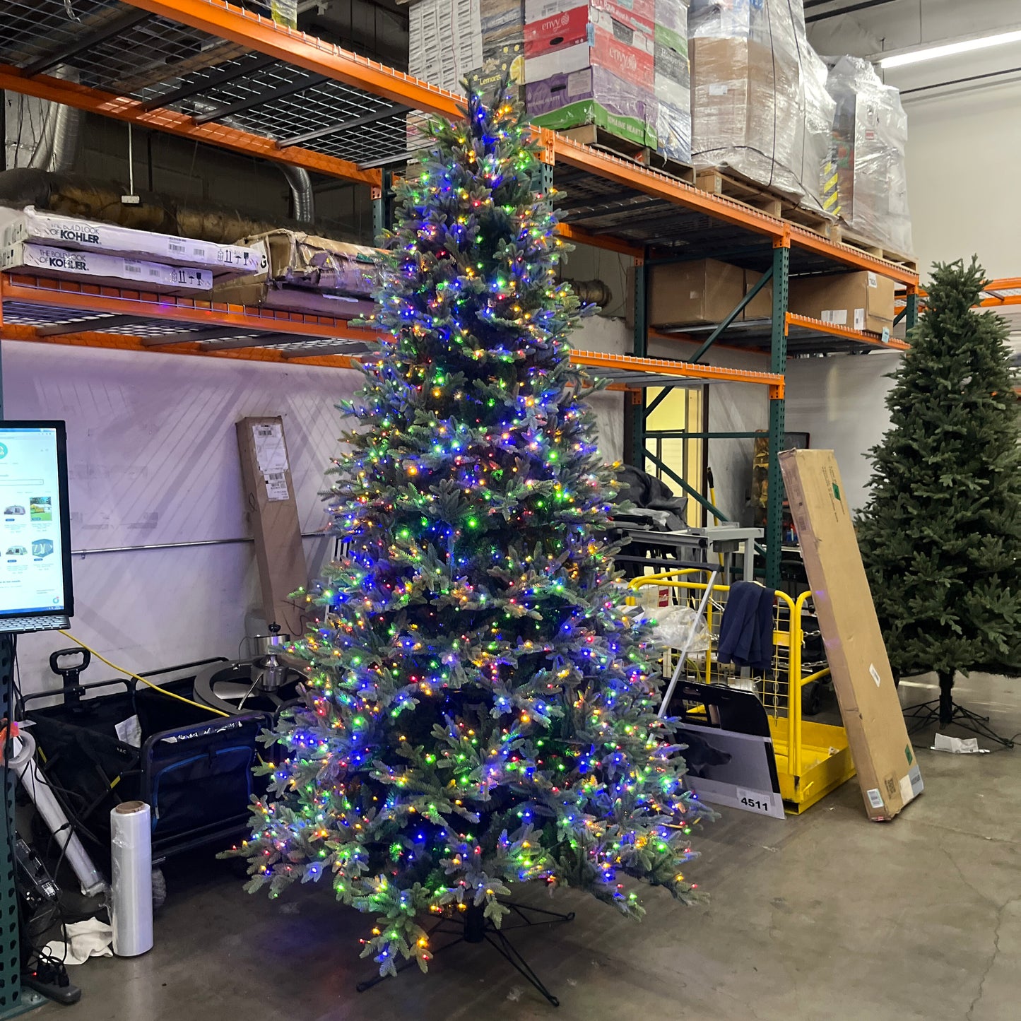 Costco - 9ft Pre-lit Radiant Micro LED Artificial Christmas Tree - Retail $699